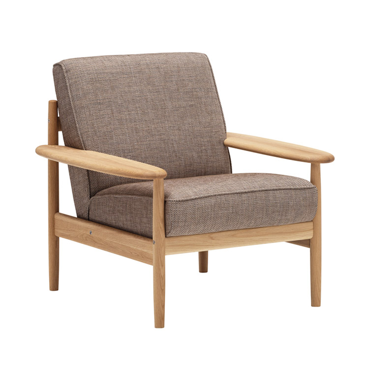 3人掛ソファ（大） 幅186cm WW1913 ブラウン ピュアオーク 通販