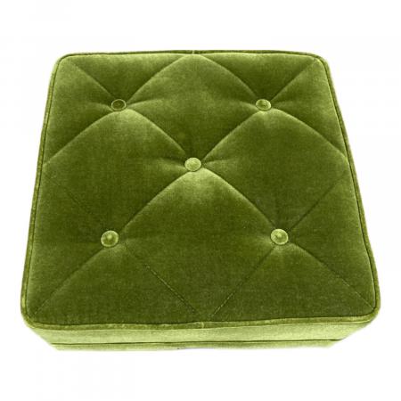 カリモク60 (カリモクロクマル) オットマン モケットグリーン 27