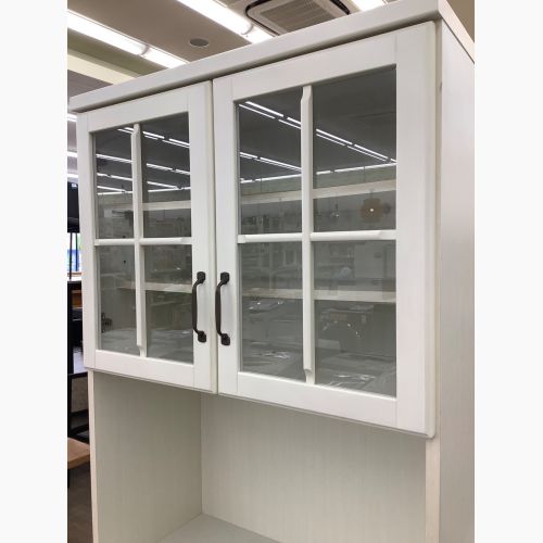 ニトリ レンジボード ホワイト 229 2枚扉 上下連結 ミランダ