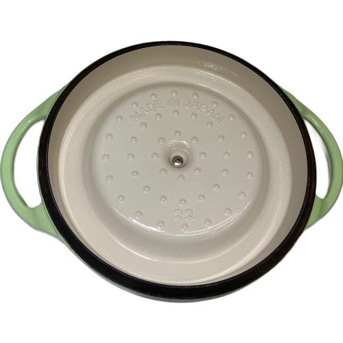 VERMICULAR (バーミキュラ) 両手鍋 SIZE 22cm ライトグリーン OVEN POT