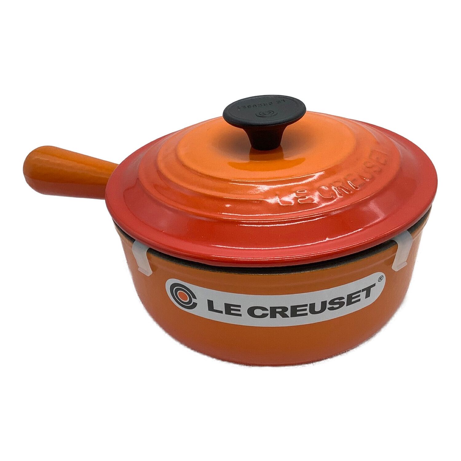 LE CREUSET (ルクルーゼ) 片手鍋 オレンジ シグニチャー ソースパン