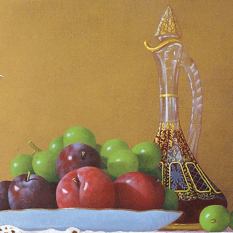 庄司守]油彩画『果実とワイン』: JALショッピング｜JAL Mall