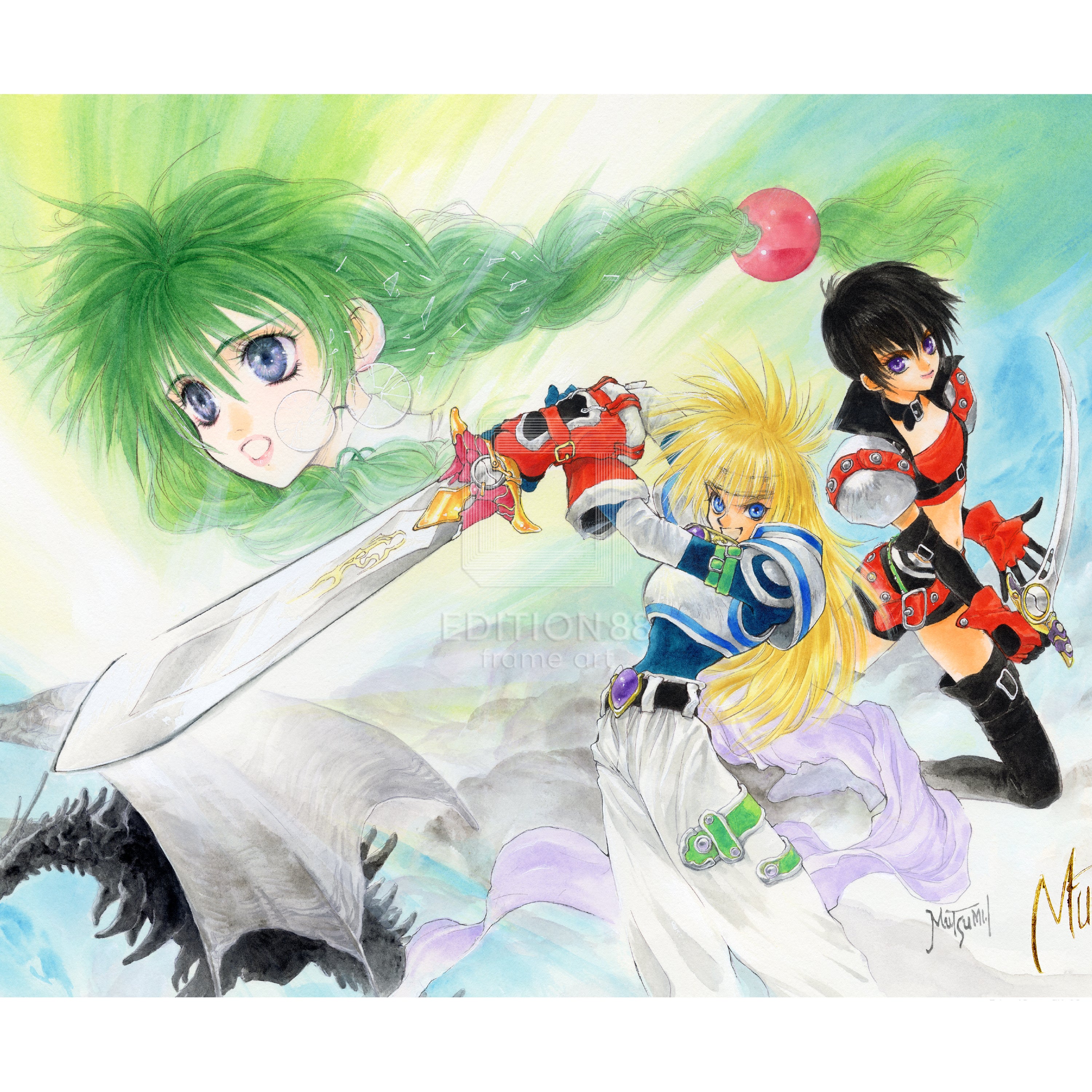 テイルズ オブ デスティニー」88グラフ2/いのまたむつみ（箔押しサイン