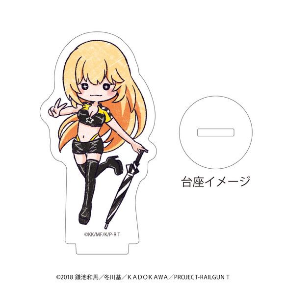 アクリルぷちスタンド「とある科学の超電磁砲T」06/カーレースver