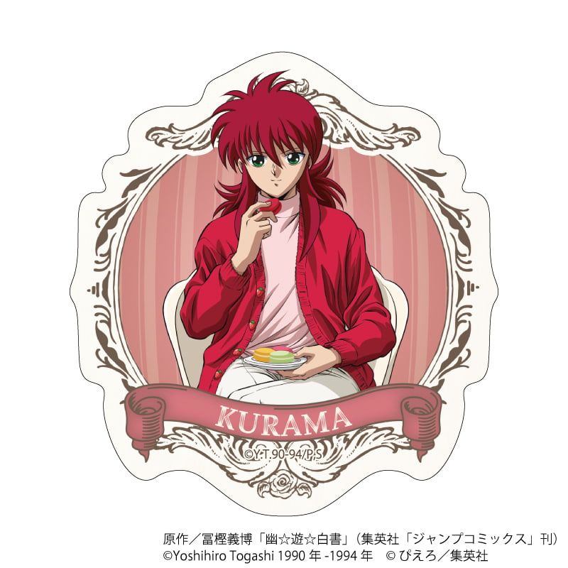 ダイカットスマホステッカー「幽☆遊☆白書」15/蔵馬 ドルチェver