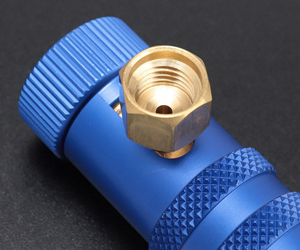 リークラボジャパン R1234YF用低圧側カプラー（青） LL-400-MF4 カー