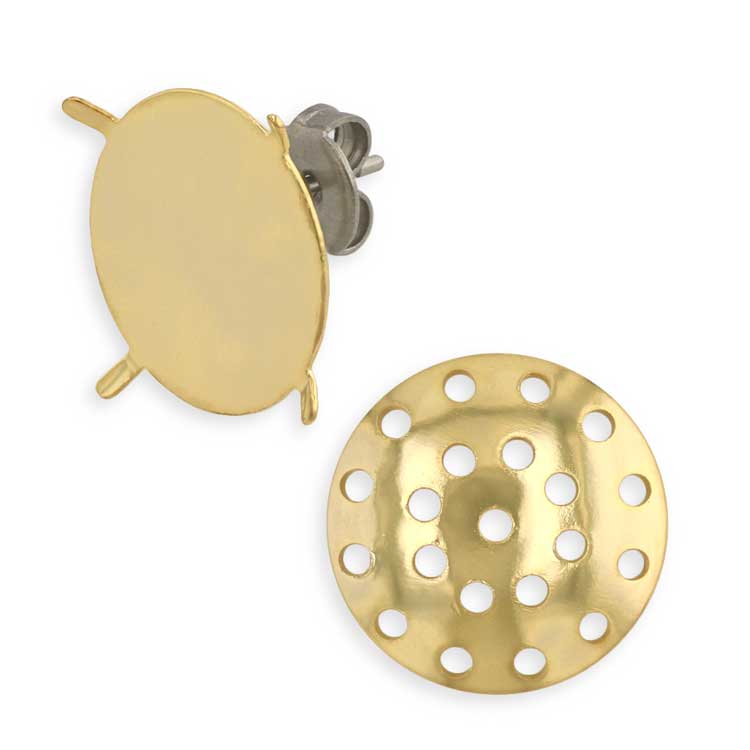 チタンポスト＆キャッチピアス（シャワー式） G5 14mm｜アクセサリー