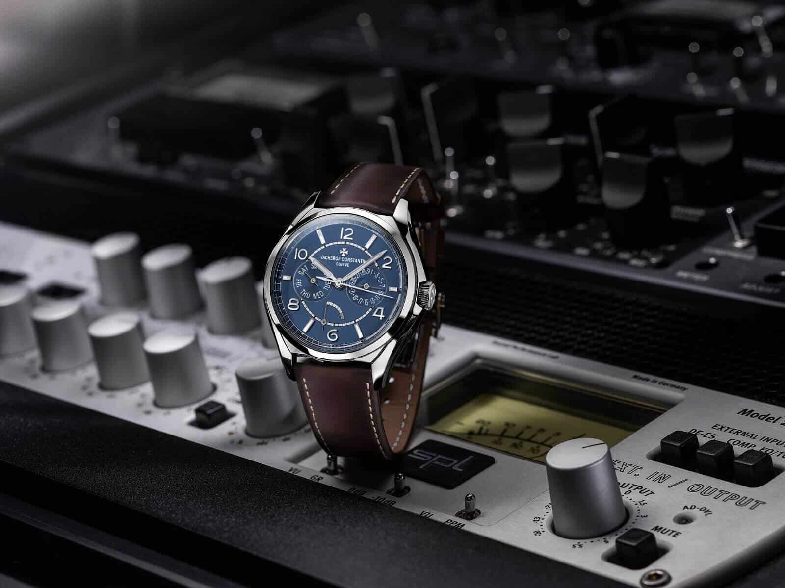Vacheron Constantin Fiftysix day-date Petrol Blue dial - MR PORTER