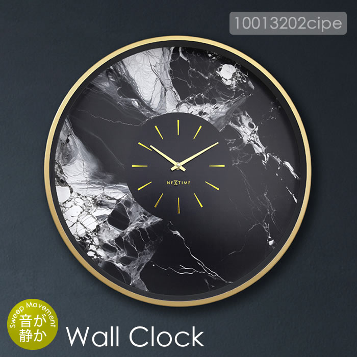 壁掛け時計 ウォールクロック ネクスタイム NEXTIME Marble DUO