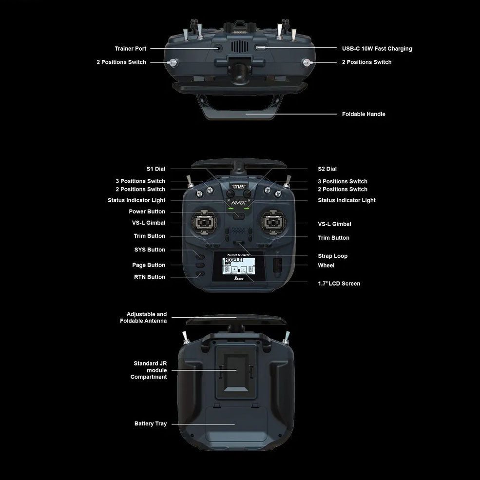Jumper T12 Max Radio Controller ELRS 2.4G – EpicFPV