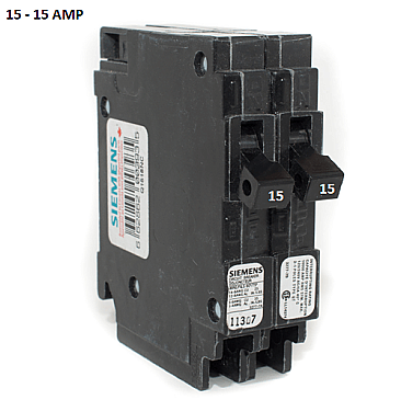 Q1515NC Siemens Tandem 15 Amp Breaker - Evolt