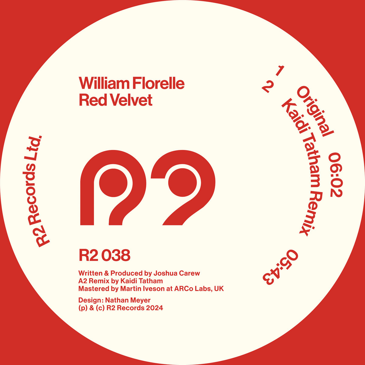 Red Velvet | William Florelle | r2 records