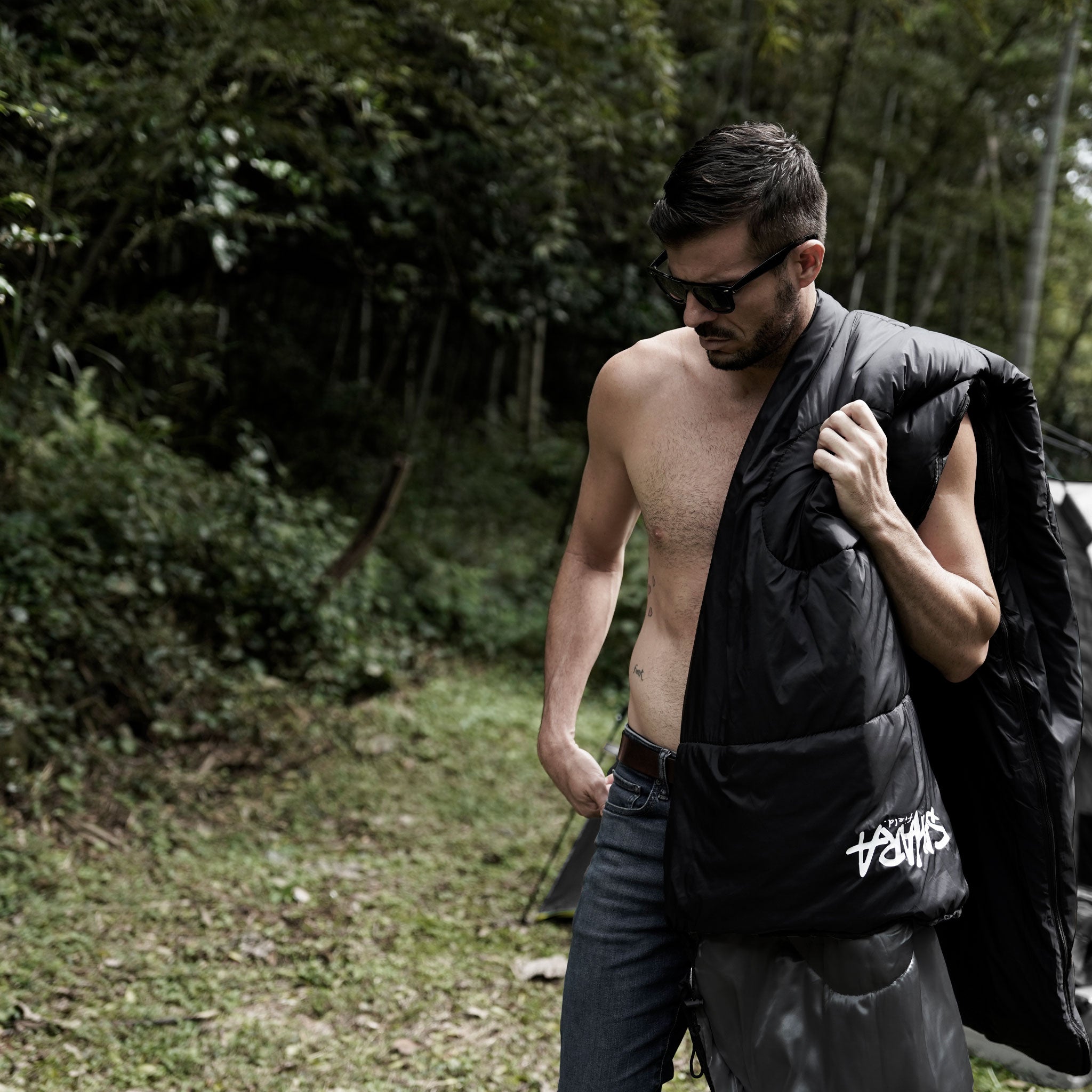 FieldSAHARA ZS700 封筒型 限界使用可能温度 7℃（Z700SM）BLACK MICRO