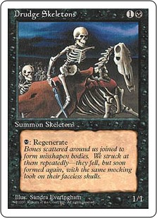 蠢く骸骨/Drudge Skeletons》[エラーカード] 黒C | 日本最大級 MTG通販