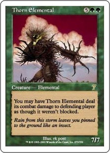 茨の精霊/Thorn Elemental》[7ED] 緑R | 日本最大級 MTG通販サイト