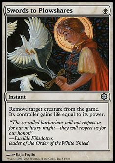 剣を鍬に/Swords to Plowshares》[CSP構築済み-ICE] 白U | 日本最大級