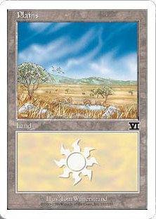 331)《平地/Plains》[6ED] 土地 | 日本最大級 MTG通販サイト「晴れる屋」