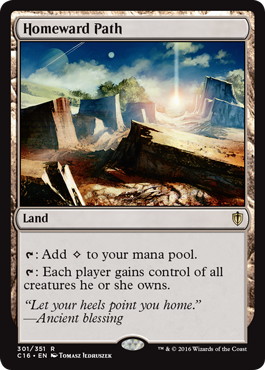 Foil】《家路/Homeward Path》 (ジャッジ褒賞)[流星マーク] 土地