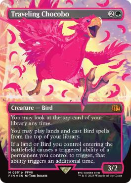 委託商品】【ネオンインク・Foil】(551)《旅するチョコボ/Traveling