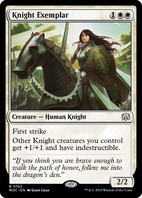 模範の騎士/Knight Exemplar》[KvD] 白R | 日本最大級 MTG通販サイト