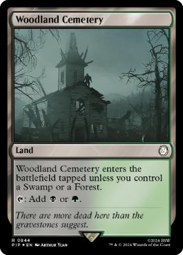 森林の墓地/Woodland Cemetery》[DOM] 土地R | 日本最大級 MTG通販