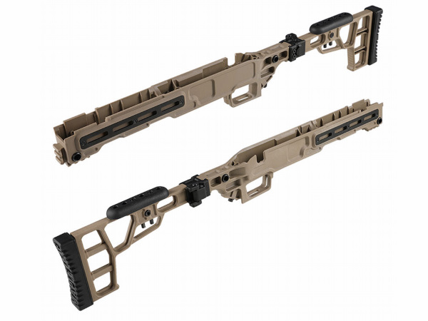 MAPLE LEAF :マルイVSR-10用 MLC-S2 ライフルストック DE (mpl-mlc