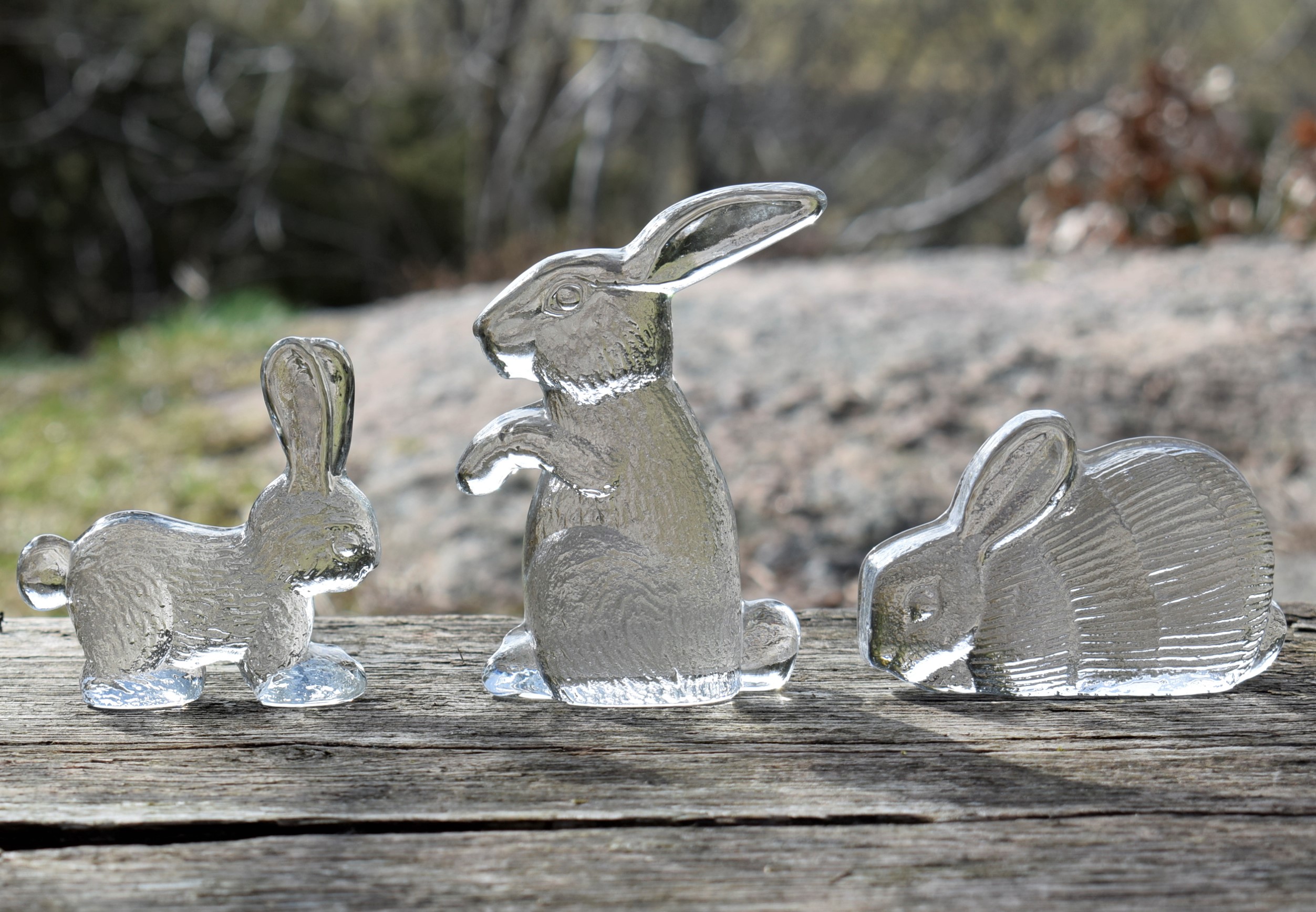 立ちうさぎ・ガラスオブジェ / KOSTA BODA・コスタボダ / BERTIL