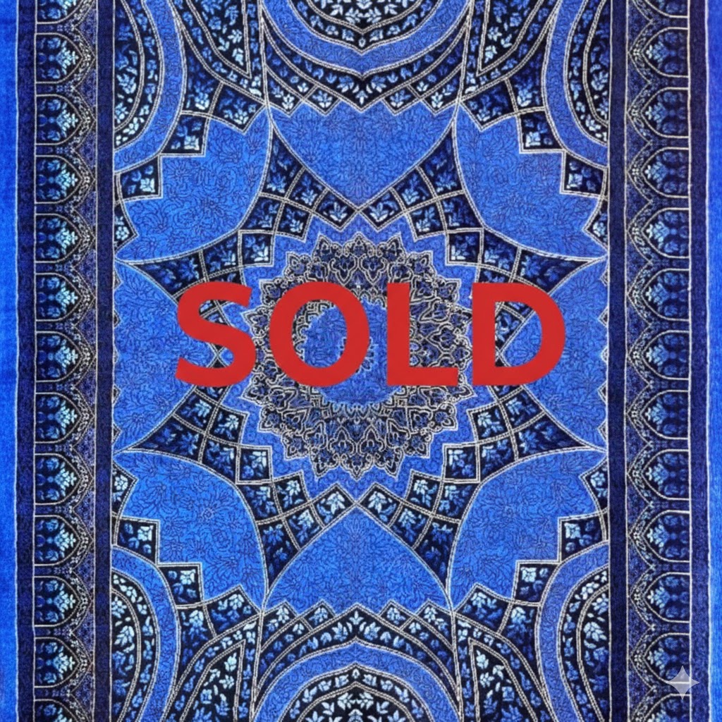 ペルシャ絨毯【シルク】クムZ-3405 93×60(cm) ”SOLD” | ペルシャ絨毯