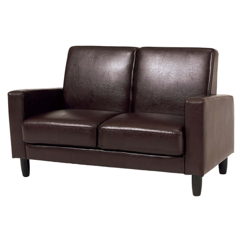 コンパクトローソファ 2人掛け おしゃれ 幅120cm 奥行64 低め スモール