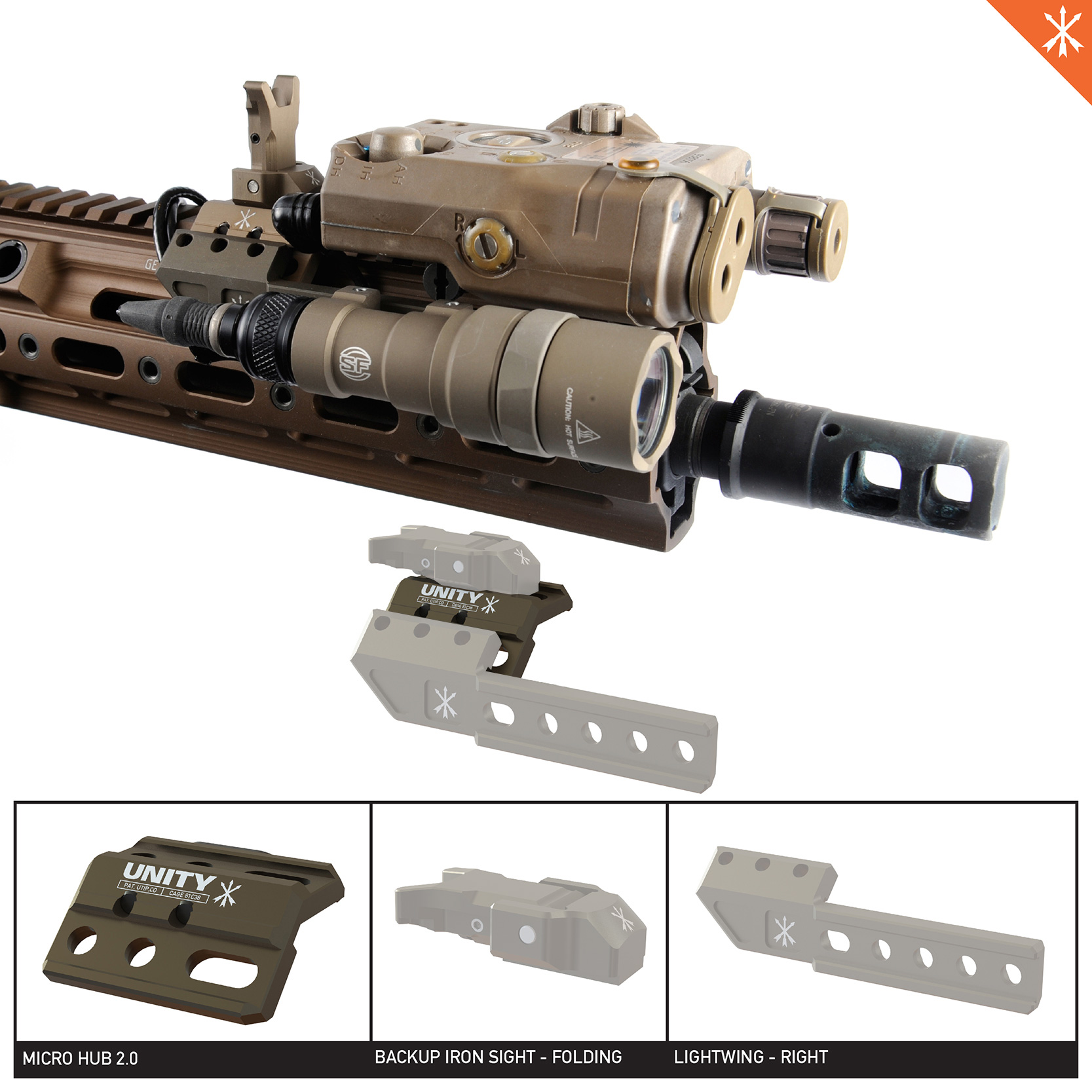 Unity Tactical FUSION™ Micro Hub 2.0 | 七洋交産株式会社 FRONTLINE