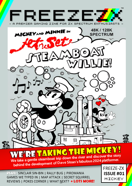 FREEZE-ZX – Issue 1 – Jet Set Steamboat Willie | FREEZE64.COM