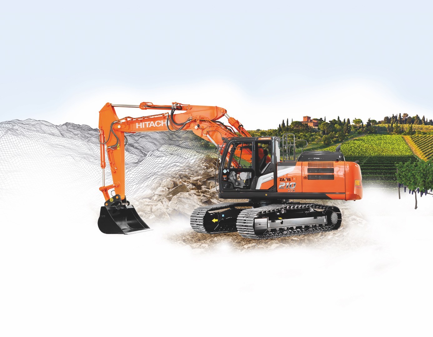 Hitachi ZX240N-7 / 2P tracked excavator · Franco Clò