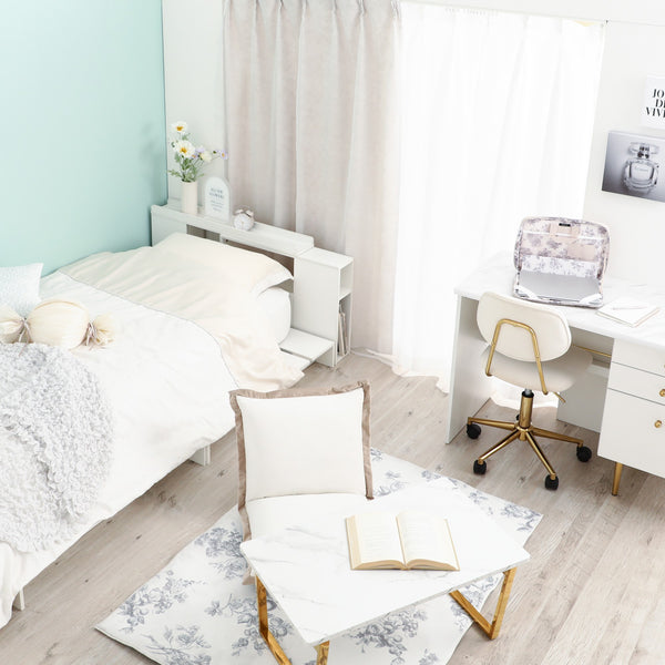 フォイル×ストーン ダブルカーテン H1780×W1000 ライトグレー