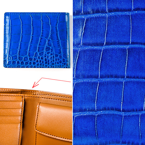 Kiichi】Alike クロコ型押し二つ折り財布 | 藤巻百貨店