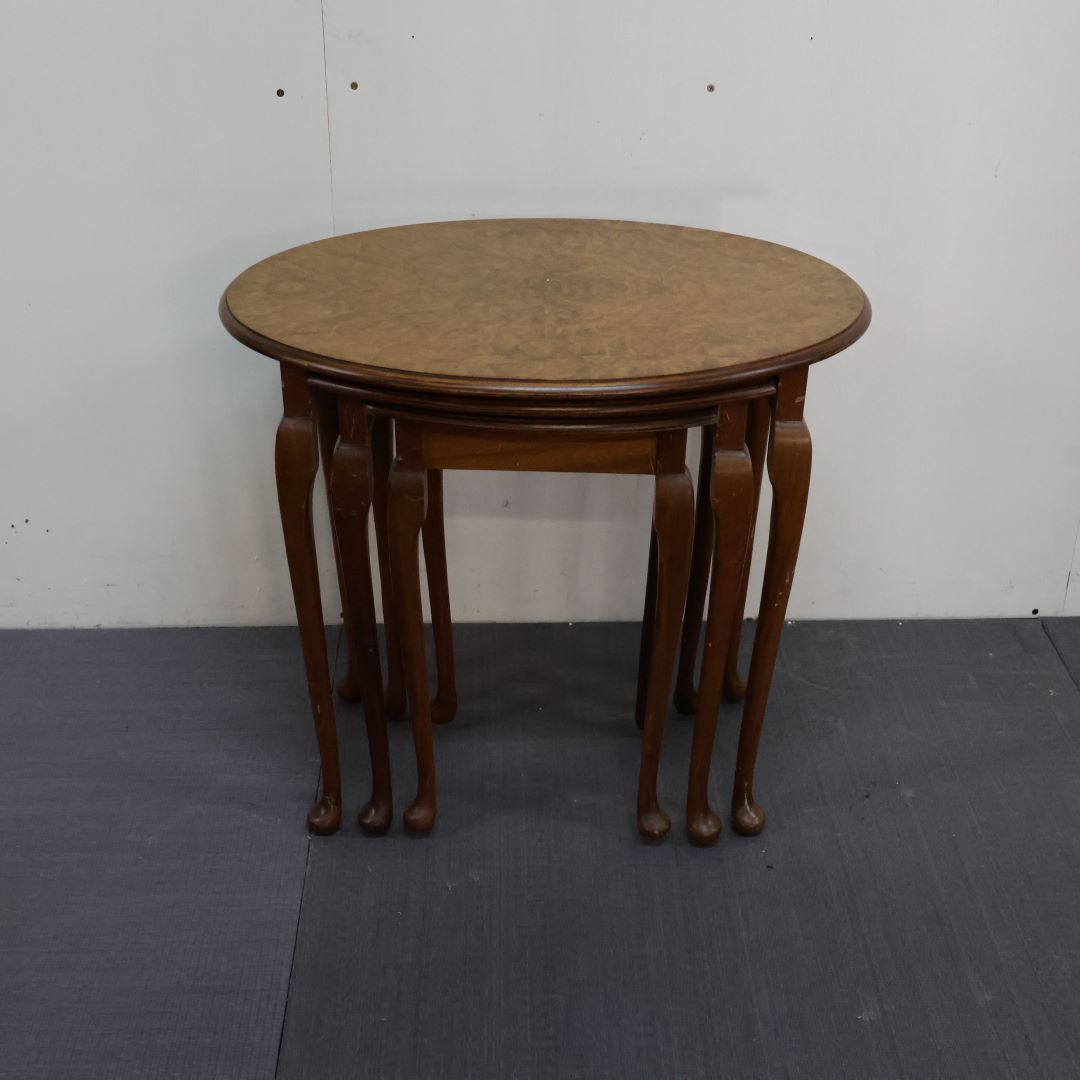 アンティーク ネストテーブル3点セット 英国