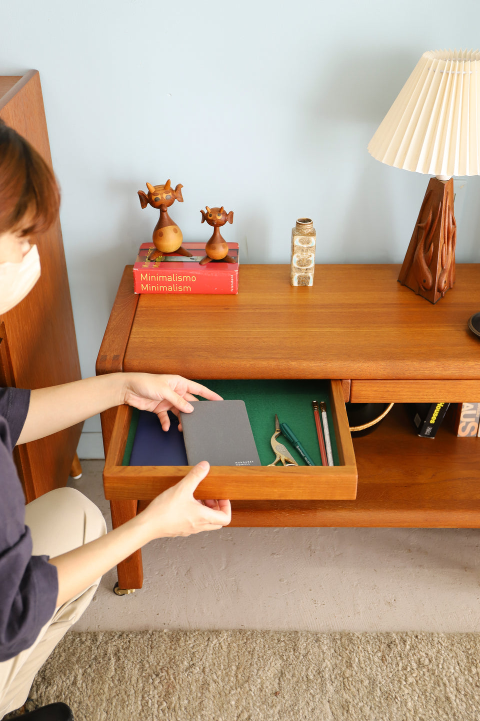 デンマークヴィンテージ サイドテーブル コーヒーテーブル チーク材