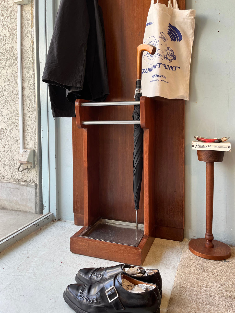 ジャパンヴィンテージ ホールスタンド 傘立て ハンガーラック レトロ