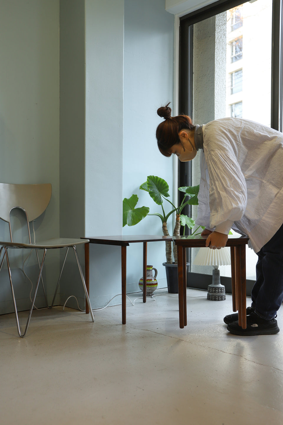 デンマークヴィンテージ ネストテーブル ローズウッド サイドテーブル