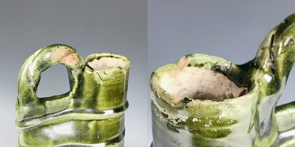中国 遼緑釉手付皮袋壺｜商品一覧｜GALLERY 帝塚山