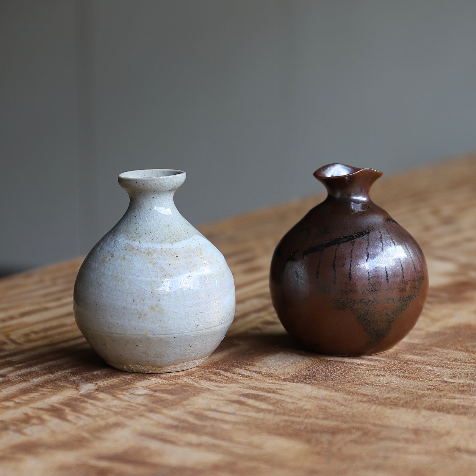 9代白井半七 小徳利 (一対) 共箱 – Gallery Nisui