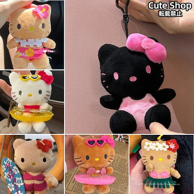 Qoo10] 【3で出荷】ブラックハローキティストラッ