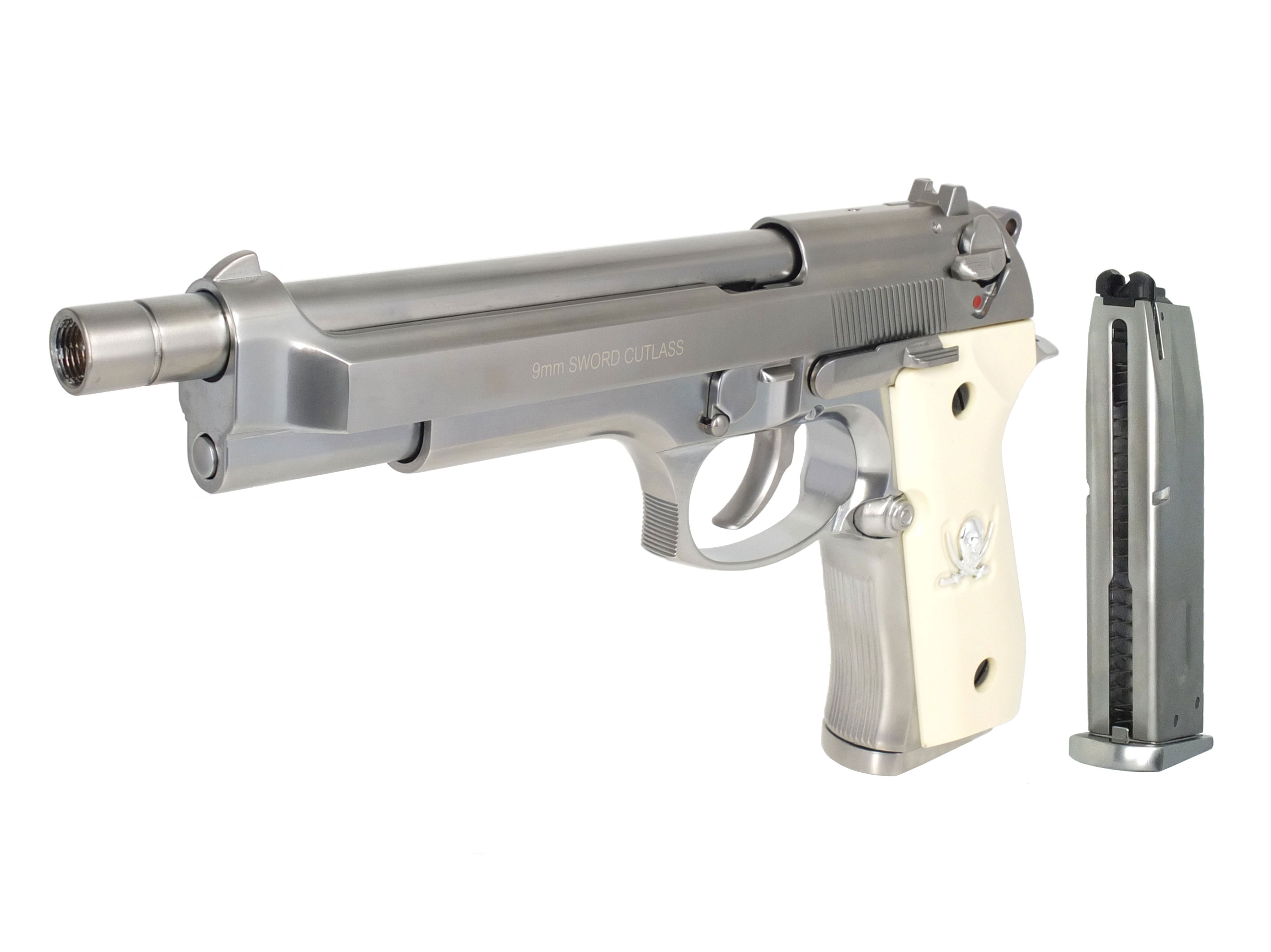 WE ソード・カトラス スタイル M92F / M9 ロング ガスブローバック