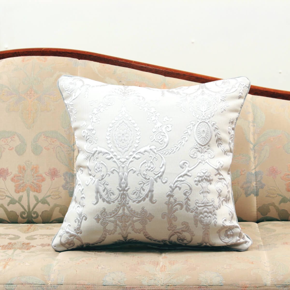 ジャカード織 クッションカバー 約45×45cm [nobleza]｜インテリア