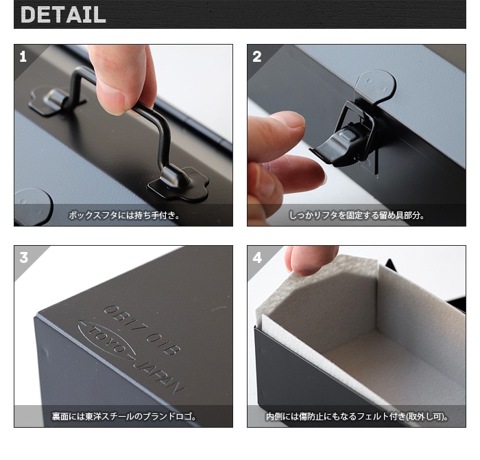 アンドナット ミニチュア スチール ツールボックス コバコ &NUT×東洋