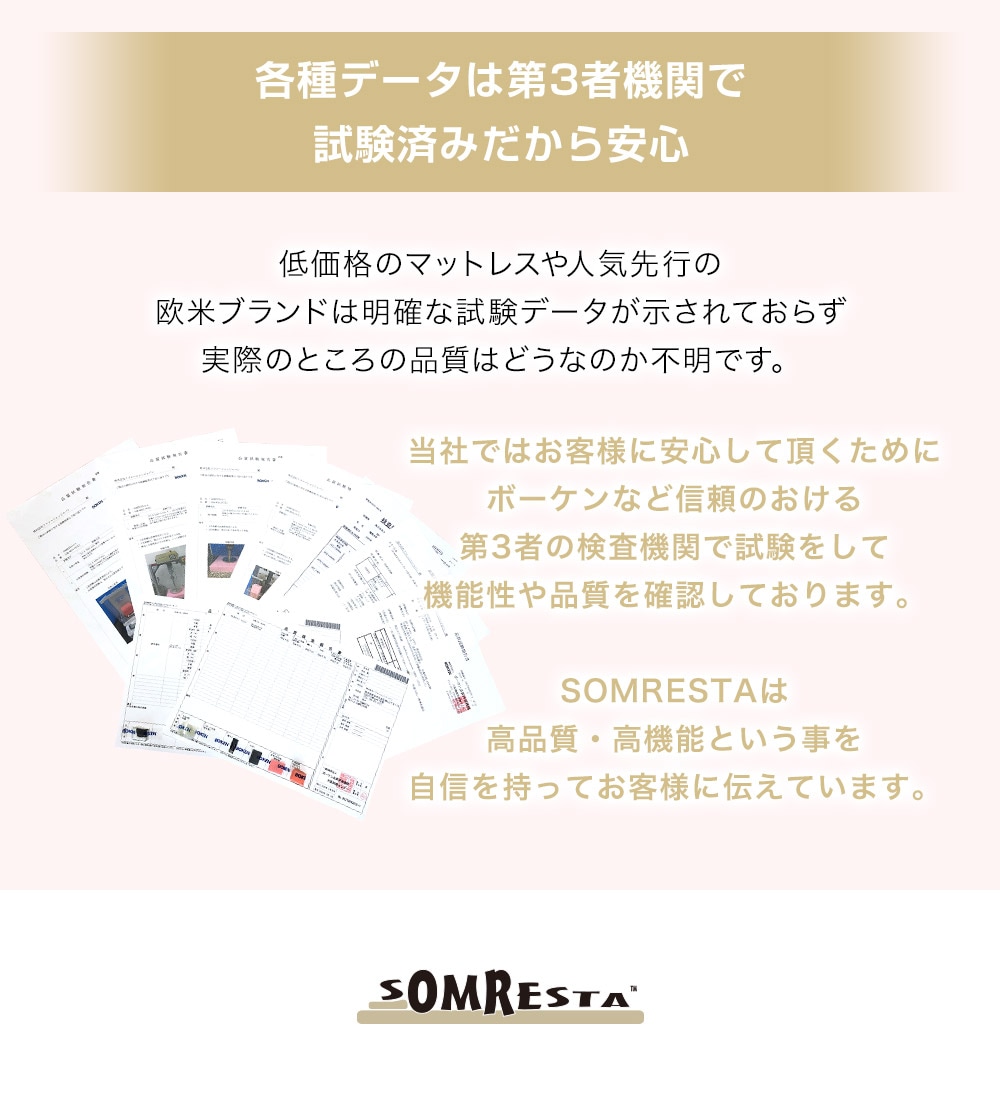 マットレストッパー シングル SOMRESTA 替えキルティングカバー（SOM