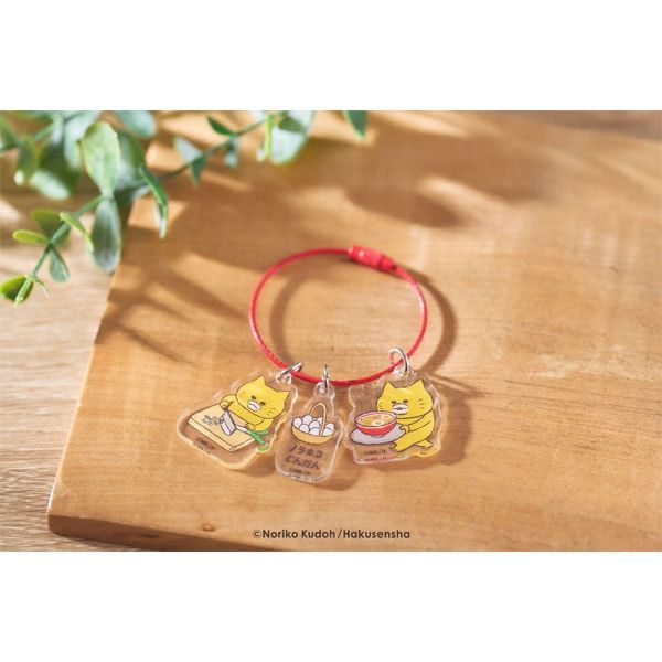 kodomoe shop｜【ノラネコぐんだん】 三連チャーム付きキーリング