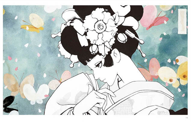 少女画の巨匠』中原淳一の作品が塗り絵に！昭和レトロな絵に心奪われる