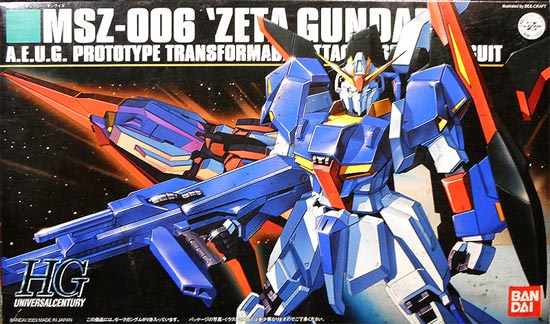 HGUC1/144 初回版・MSZ-006ゼータガンダムの製作全記録／背中の
