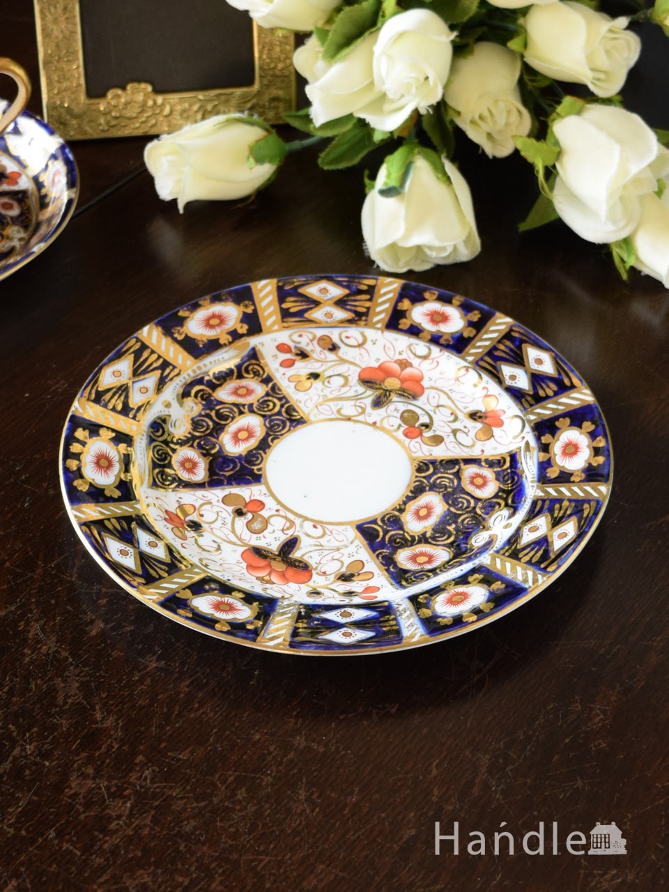 英国アンティークのおしゃれな食器、伊万里IMARIスタイルのプレート(18