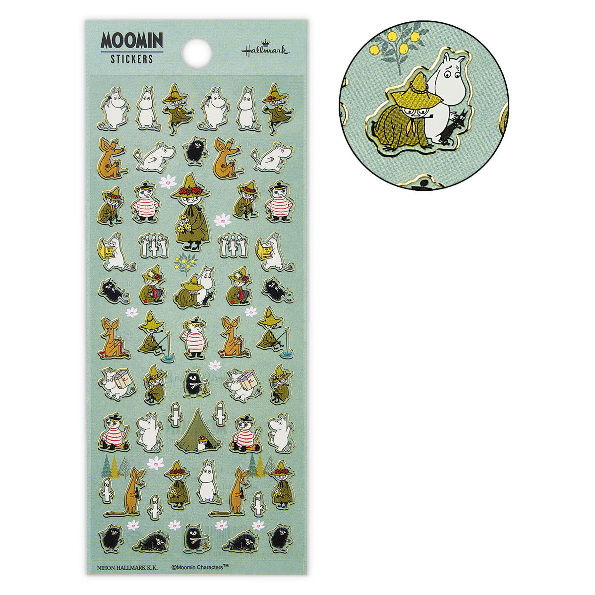 ムーミン フチドリグリーン【シール】 – 日本ホールマーク公式